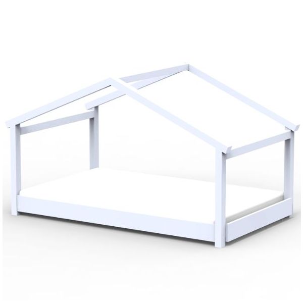 Lit cabane évolutif au sol Montessori Star Light 120 x 190 cm