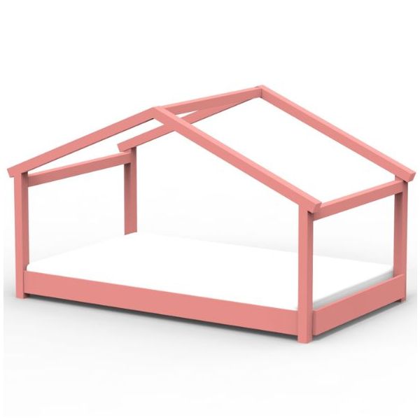 Lit cabane évolutif au sol Montessori Star Light 120 x 190 cm