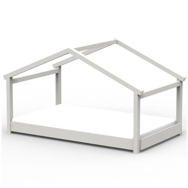 Lit cabane évolutif au sol Montessori Star Light 120 x 190 cm