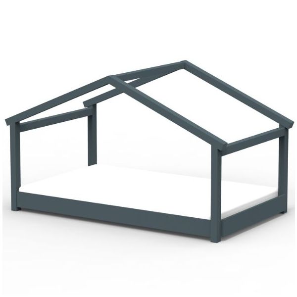 Lit cabane évolutif au sol Montessori Star Light 120 x 190 cm