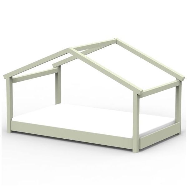 Lit cabane évolutif au sol Montessori Star Light 120 x 190 cm