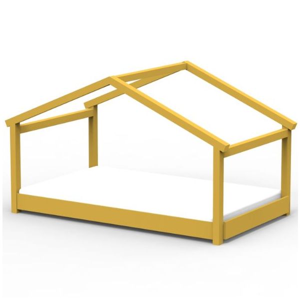 Lit cabane évolutif au sol Montessori Star Light 120 x 190 cm