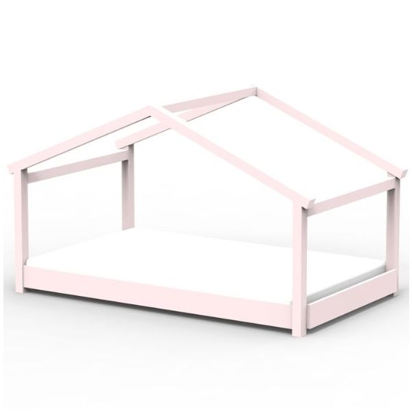 Lit cabane évolutif au sol Montessori Star Light 120 x 190 cm