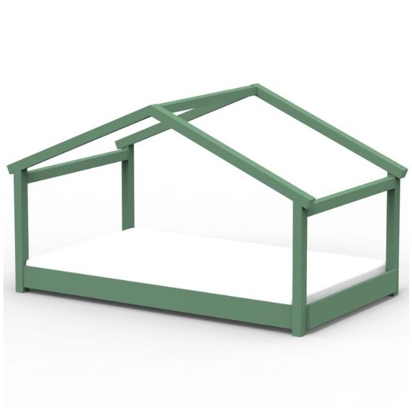 Lit cabane évolutif au sol Montessori Star Light 120 x 190 cm