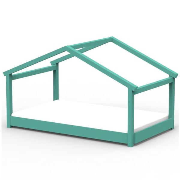 Lit cabane évolutif au sol Montessori Star Light 120 x 190 cm