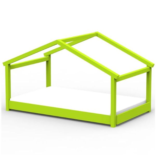 Lit cabane évolutif au sol Montessori Star Light 120 x 190 cm