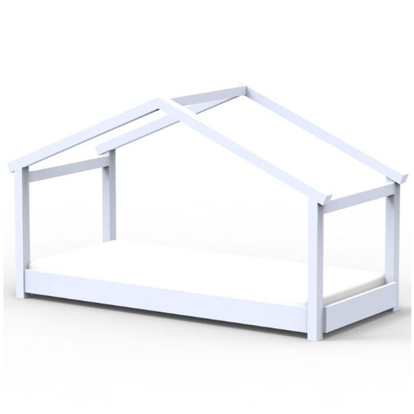 Star Light Montessori Convertible Single Floor House Bed 90 x 200 cm