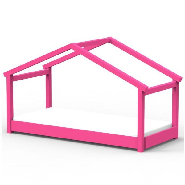 Star Light Montessori Convertible Single Floor House Bed 90 x 200 cm