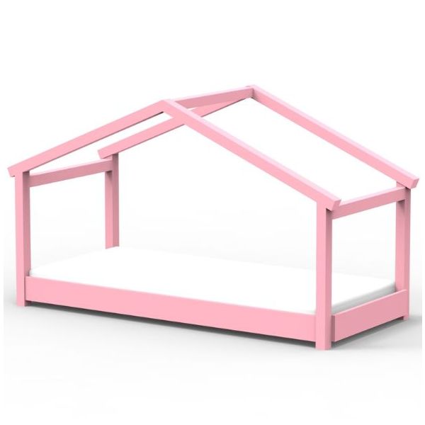 Star Light Montessori Convertible Single Floor House Bed 90 x 200 cm