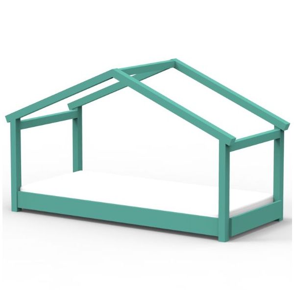 Star Light Montessori Convertible Single Floor House Bed 90 x 200 cm