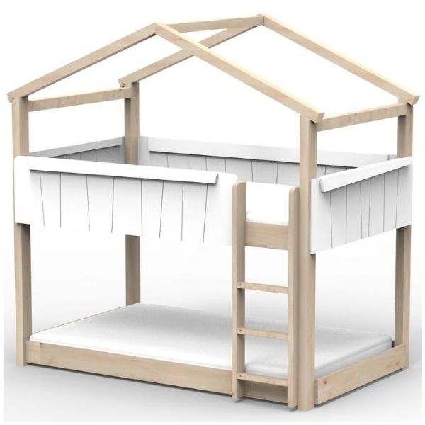 Star Light Convertible Floor Bunk House Bed 120 x 190 cm