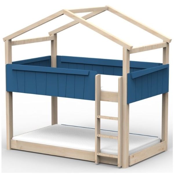 Star Light Convertible Floor Bunk House Bed 120 x 200 cm