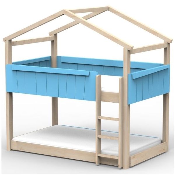 Star Light Convertible Floor Bunk House Bed 120 x 200 cm