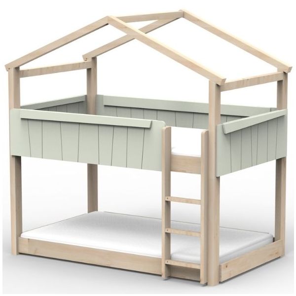 Star Light Convertible Floor Bunk House Bed 120 x 190 cm