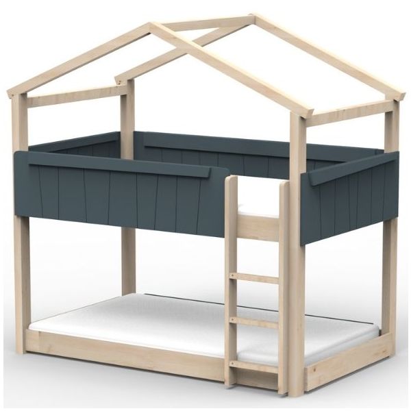 Star Light Convertible Floor Bunk House Bed 120 x 200 cm