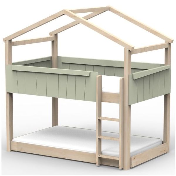 Star Light Convertible Floor Bunk House Bed 120 x 200 cm