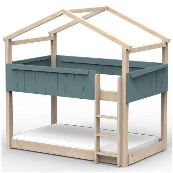 Star Light Convertible Floor Bunk House Bed 120 x 190 cm