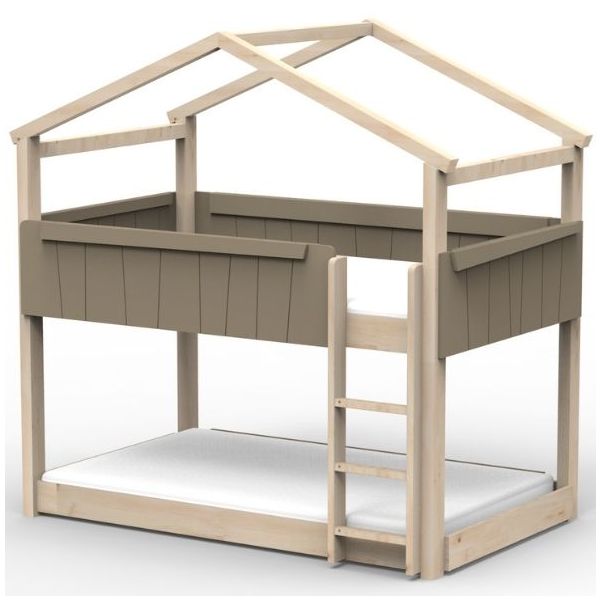 Star Light Convertible Floor Bunk House Bed 120 x 190 cm