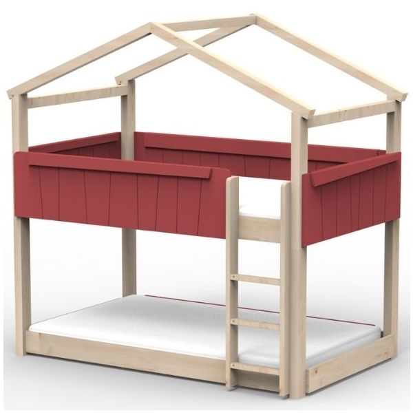 Star Light Convertible Floor Bunk House Bed 120 x 190 cm