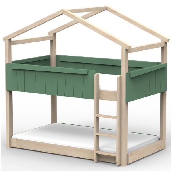 Star Light Convertible Floor Bunk House Bed 120 x 190 cm
