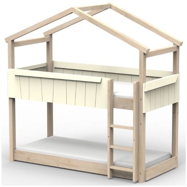 Star Light Convertible Floor Bunk House Bed 90 x 200 cm