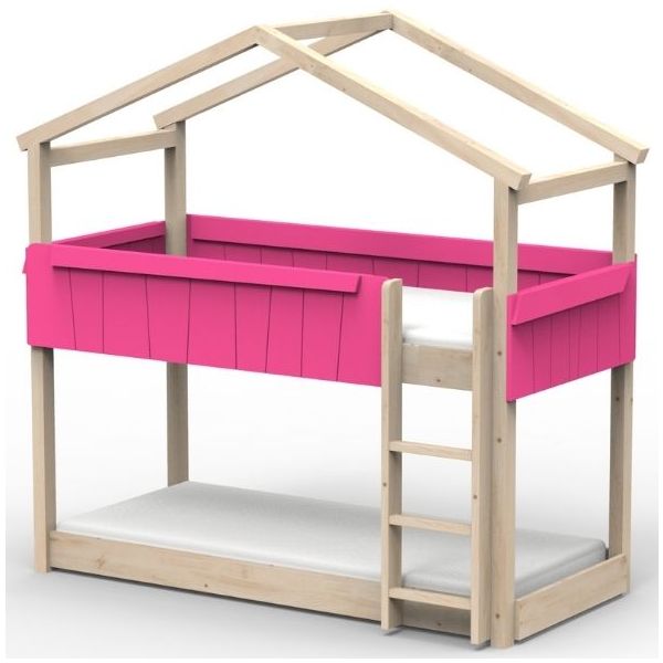 Star Light Convertible Floor Bunk House Bed 90 x 200 cm
