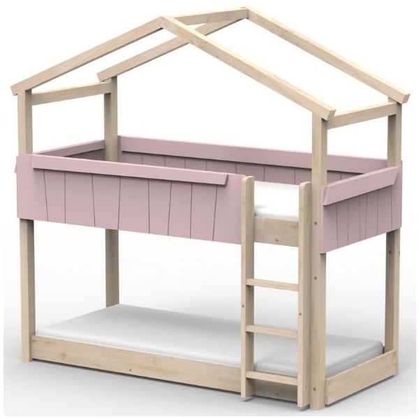 Star Light Convertible Floor Bunk House Bed 90 x 200 cm