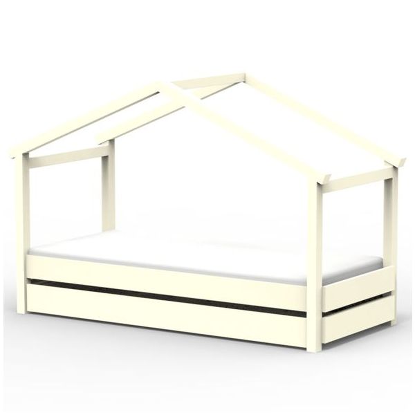 Star Light Convertible House Bed with Trundle Drawer 90 x 200 cm