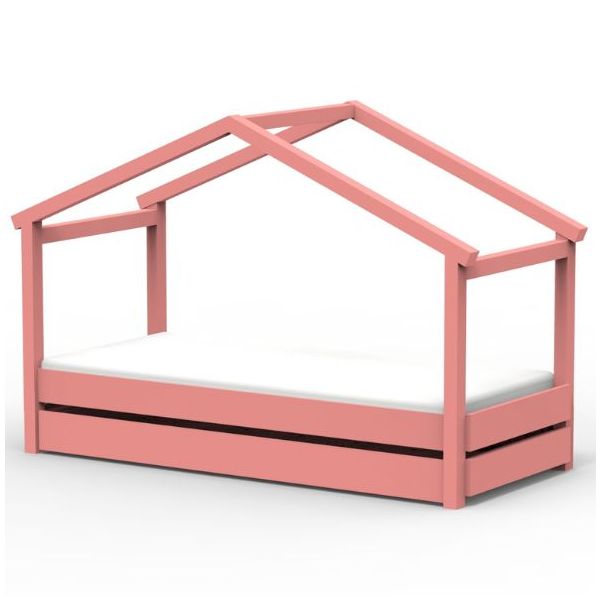 Star Light Convertible House Bed with Trundle Drawer 90 x 200 cm