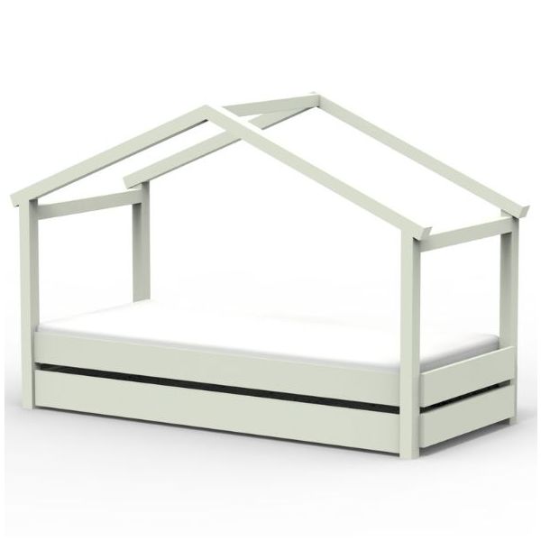 Star Light Convertible House Bed with Trundle Drawer 90 x 200 cm