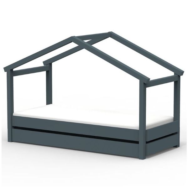 Star Light Convertible House Bed with Trundle Drawer 90 x 200 cm