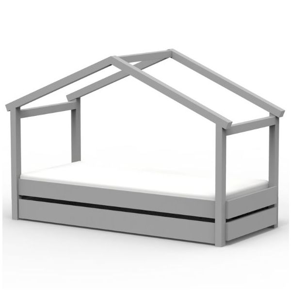 Star Light Convertible House Bed with Trundle Drawer 90 x 200 cm