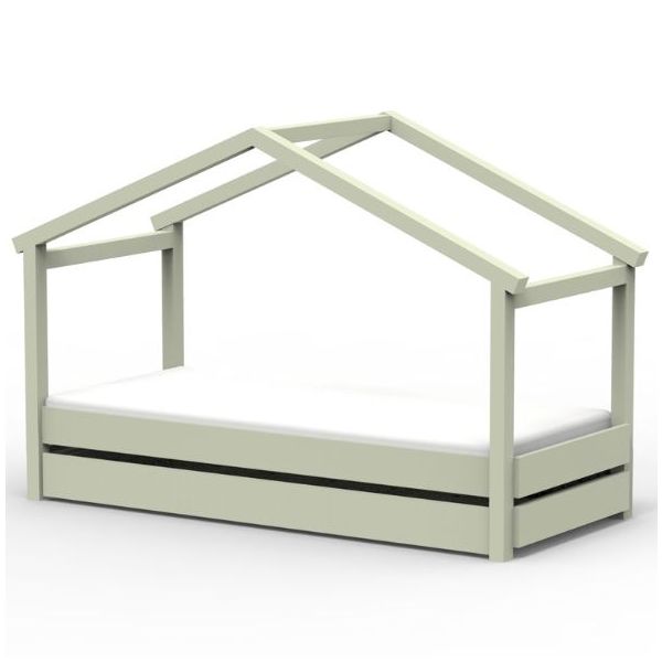 Star Light Convertible House Bed with Trundle Drawer 90 x 200 cm