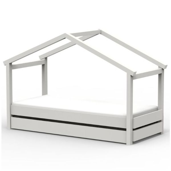 Star Light Convertible House Bed with Trundle Drawer 90 x 200 cm