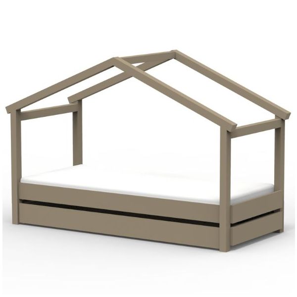 Star Light Convertible House Bed with Trundle Drawer 90 x 200 cm