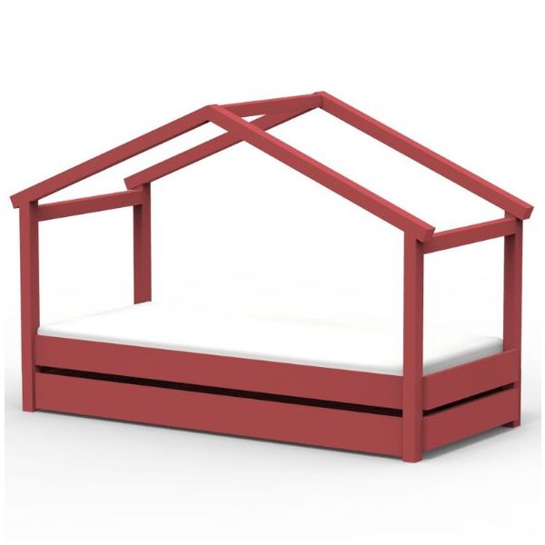 Star Light Convertible House Bed with Trundle Drawer 90 x 200 cm