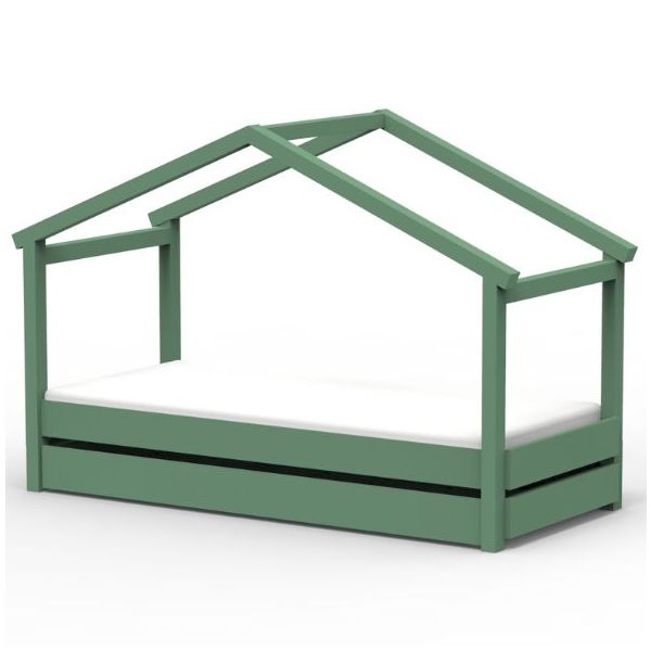 Star Light Convertible House Bed with Trundle Drawer 90 x 200 cm