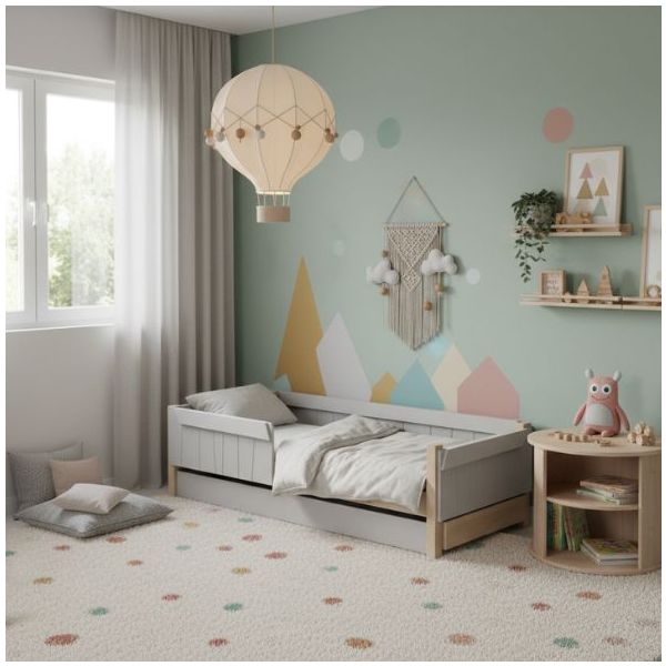 Star Light Convertible Trundle bed 90 x 200 cm