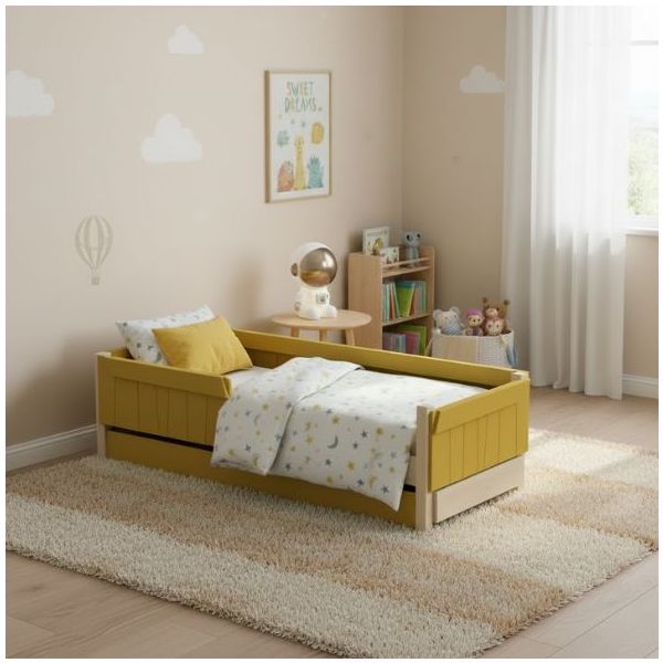 Star Light Convertible Trundle bed 90 x 190 cm