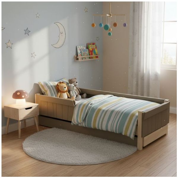 Star Light Convertible Trundle bed 90 x 200 cm