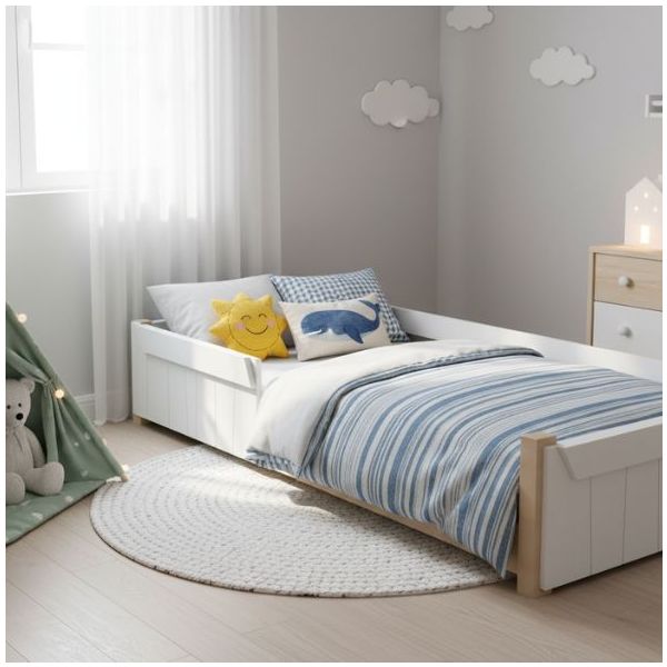Star Light Montessori Convertible Single Floor Bed 120 x 200 cm