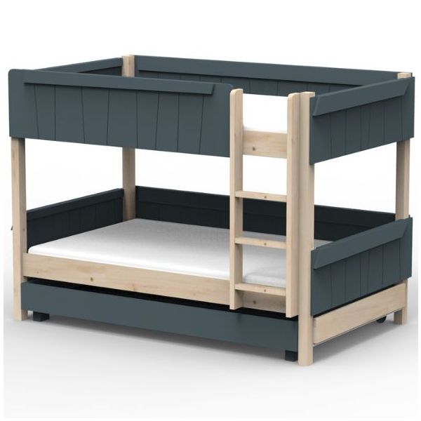 Star Light Convertible Bunk Bed with Trundle Drawer 120 x 190 cm