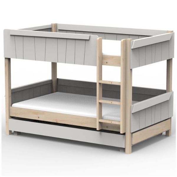 Star Light Convertible Bunk Bed with Trundle Drawer 120 x 190 cm