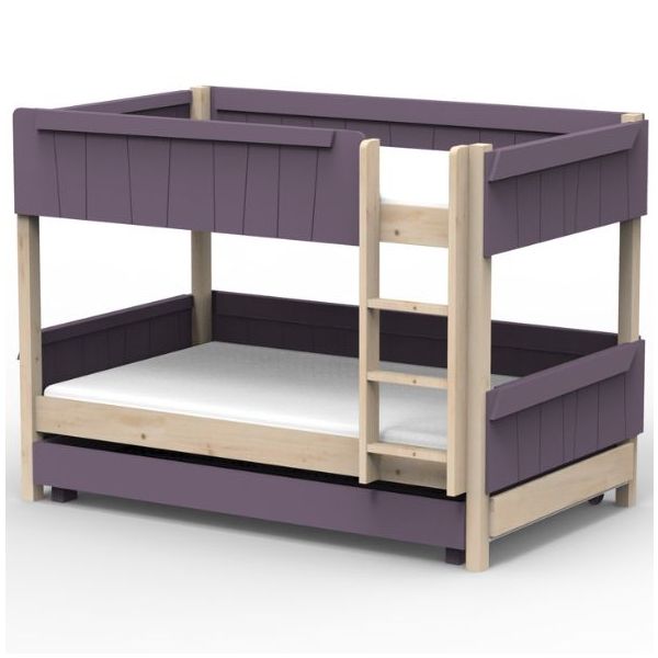 Star Light Convertible Bunk Bed with Trundle Drawer 120 x 190 cm