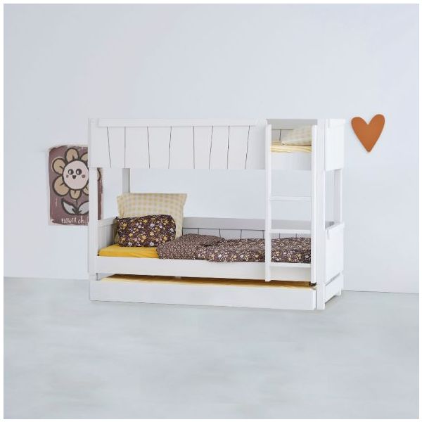 Star Light Convertible Bunk Bed with Trundle Drawer 90 x 190 cm