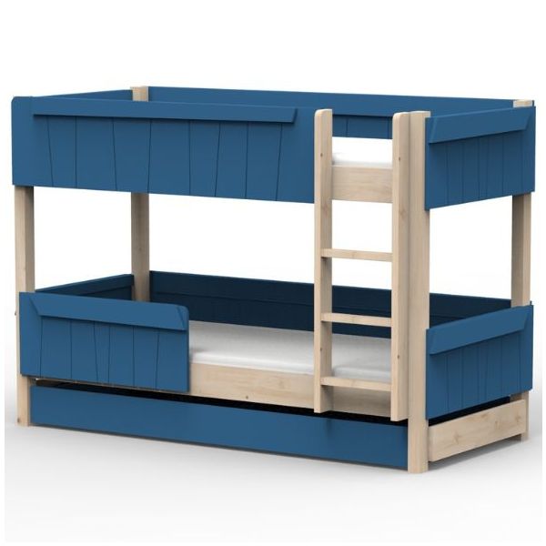 Star Light Convertible Bunk Bed with Trundle Drawer 90 x 200 cm