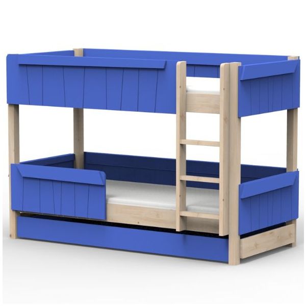 Star Light Convertible Bunk Bed with Trundle Drawer 90 x 200 cm