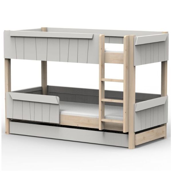 Star Light Convertible Bunk Bed with Trundle Drawer 90 x 190 cm