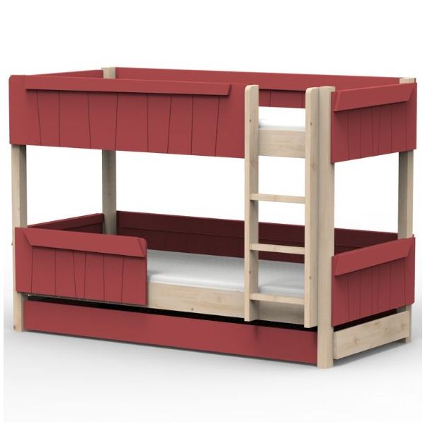 Star Light Convertible Bunk Bed with Trundle Drawer 90 x 200 cm