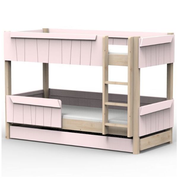 Star Light Convertible Bunk Bed with Trundle Drawer 90 x 190 cm